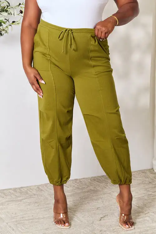 Drawstring Sweatpants Pocket Denim Jeans