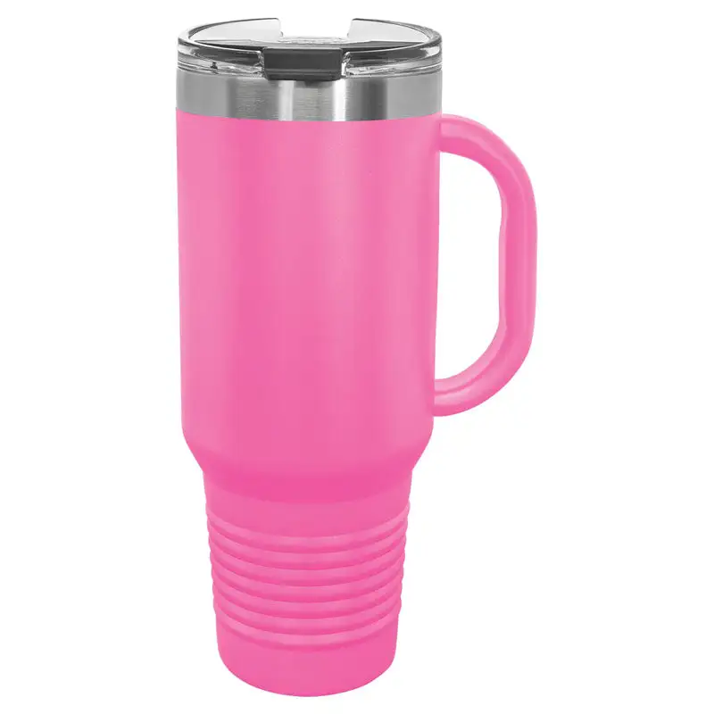 Travel Handled Straw Lid Travel Mug