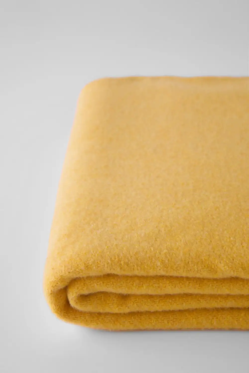 Solid Cotton Blend Throw