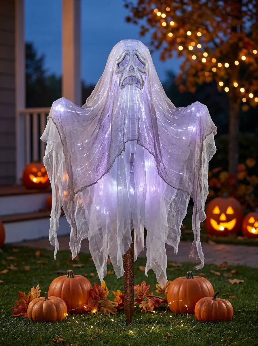 Spooky-Ghost LED Halloween Yard Decoration