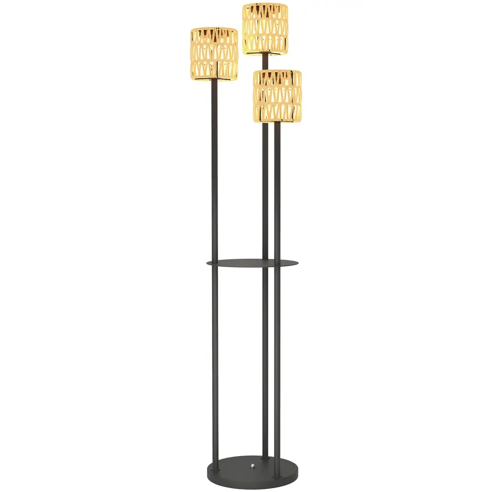 Solar Powered Water Resistant Standing Floor Lamp