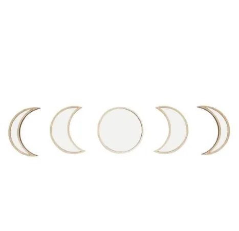Ceramic Wooden Glass Decorative Wall Mirror