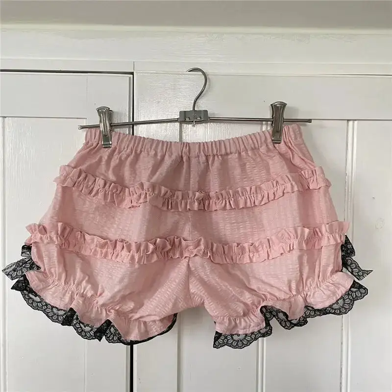 Classic Lace Ruffled Bloomers Shorts