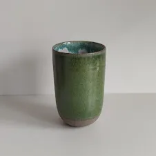 Hand Glazed Stoneware Bud Vase