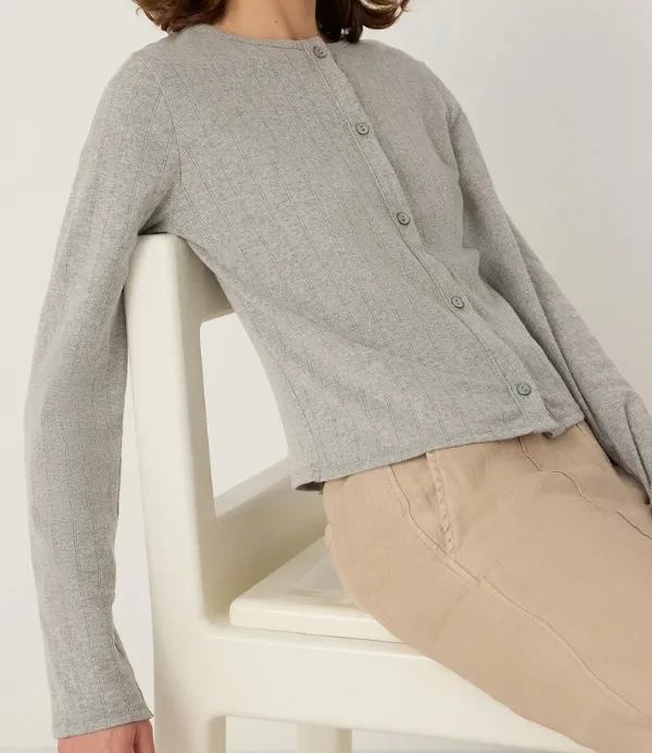 Crewneck Cardigan