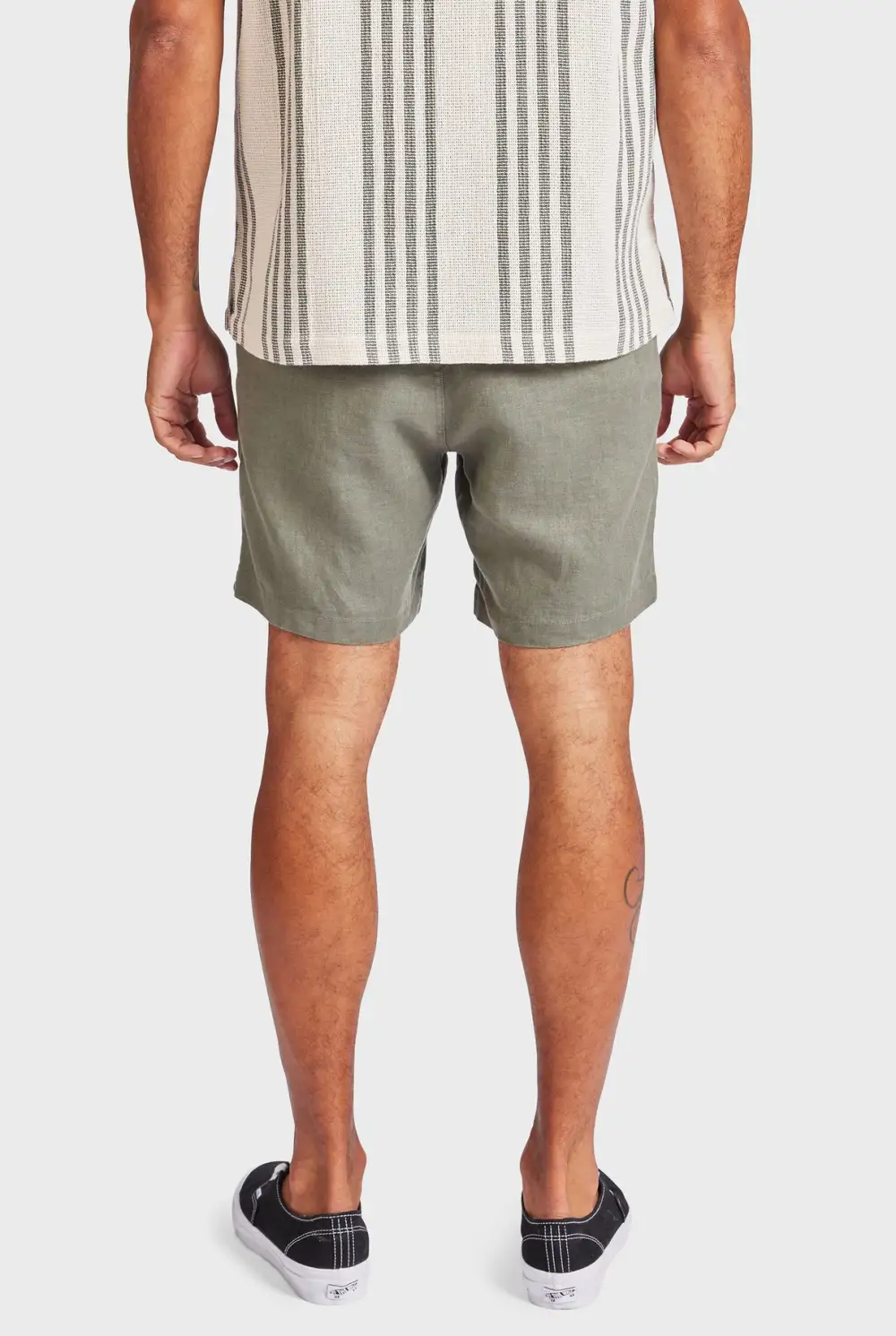 Lightweight Linen Blend Drawstring Vacation Shorts