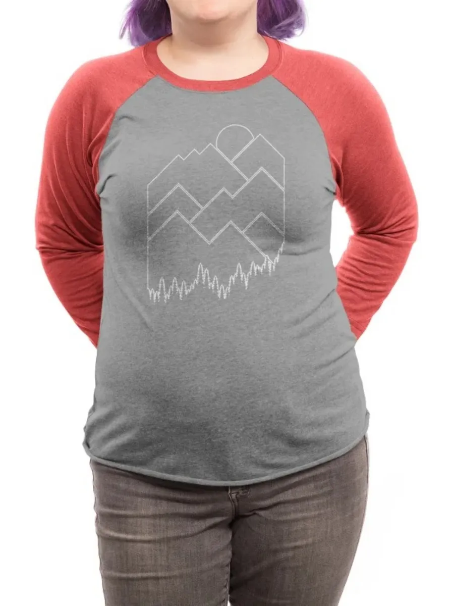Geometric Mountain Print T-Shirt