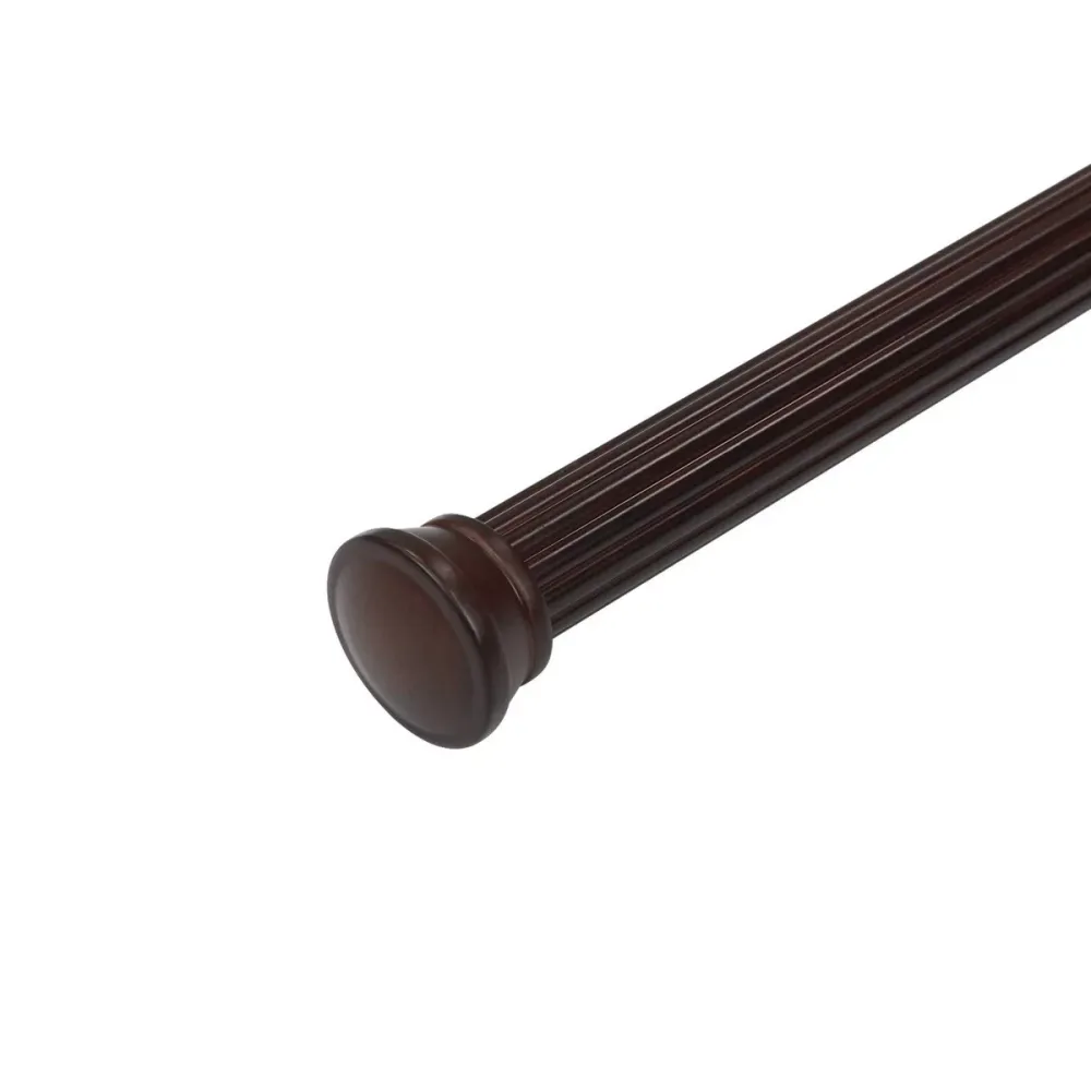 2-Piece Wood Decorative Curtain Rod Finial Set 8-Inch