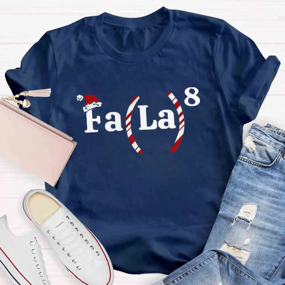 Fun Numbers Christmas Teacher T-Shirt