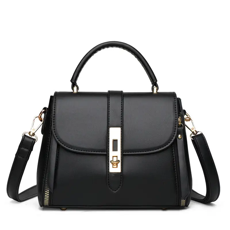 Structured Roomy Leather Crossbody Bag