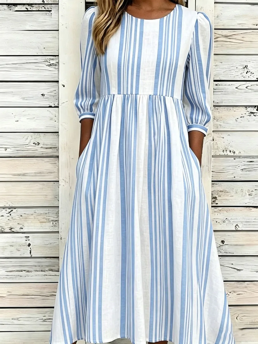 Women's floral printed casual dress