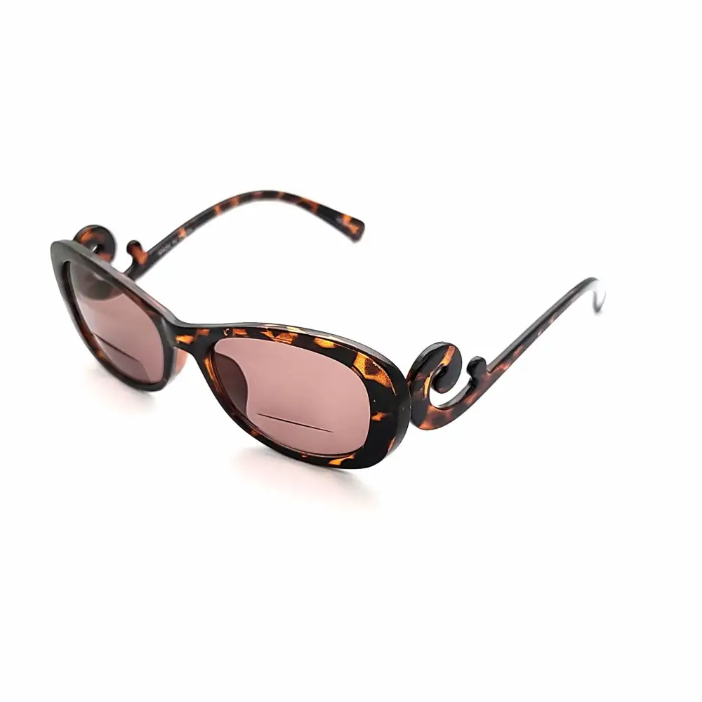 Bifocal Amber-Lens Smoke-Lens Reading Sunglasses