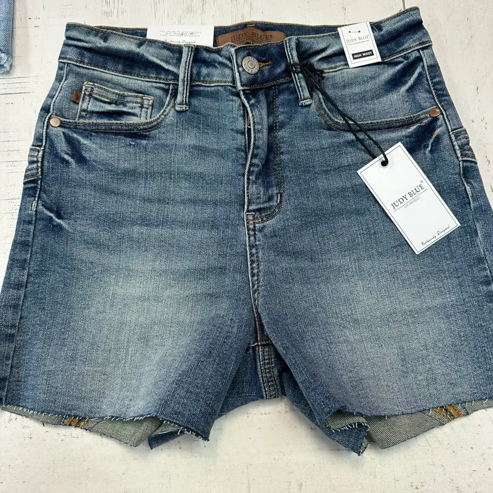 Sequin Star Print High Rise Seamed Shorts