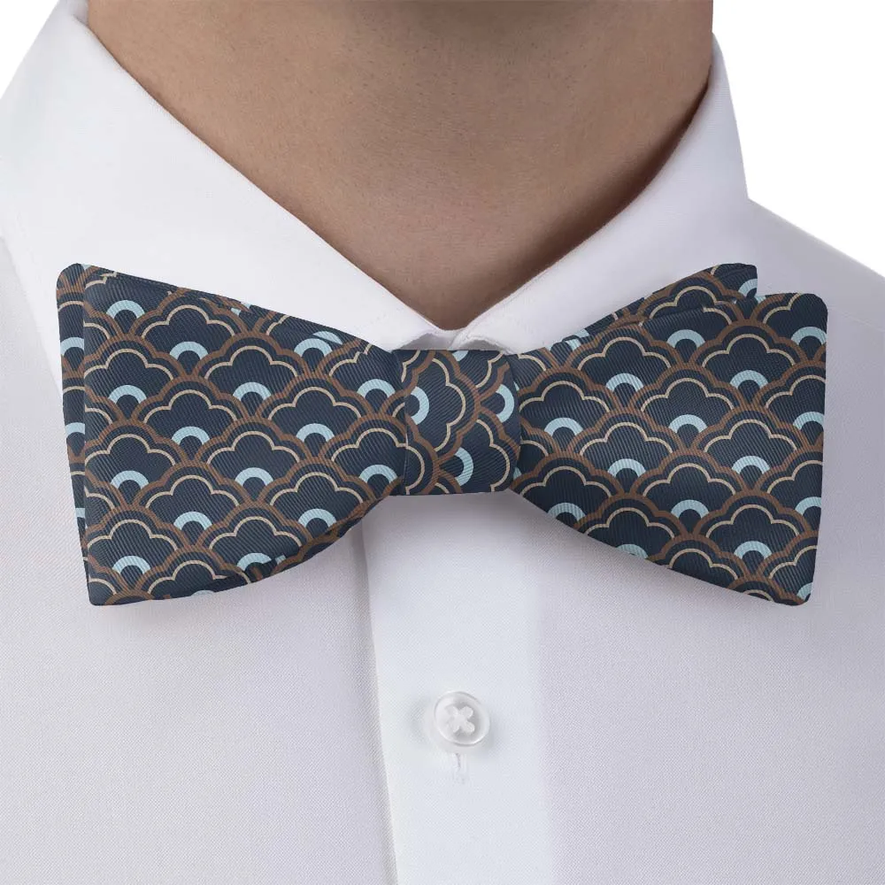 Clouds Geometric Motif Bow Tie