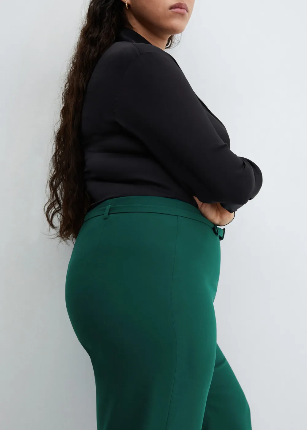 Wideleg Pants With Belt