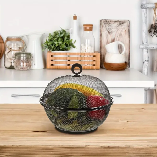 Mesh Fruit Basket with Cover