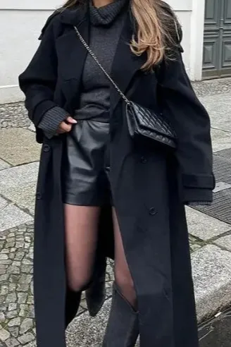 Notch Lapel Wool Classic Jacket