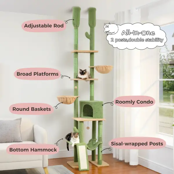 Comfortable Cat Climbing Tree For Cat