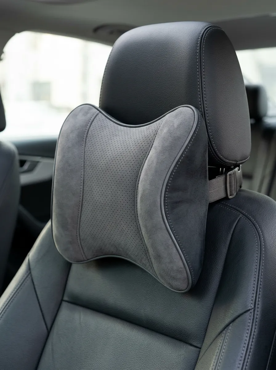 Modern Textured Car Neck Support Pillow