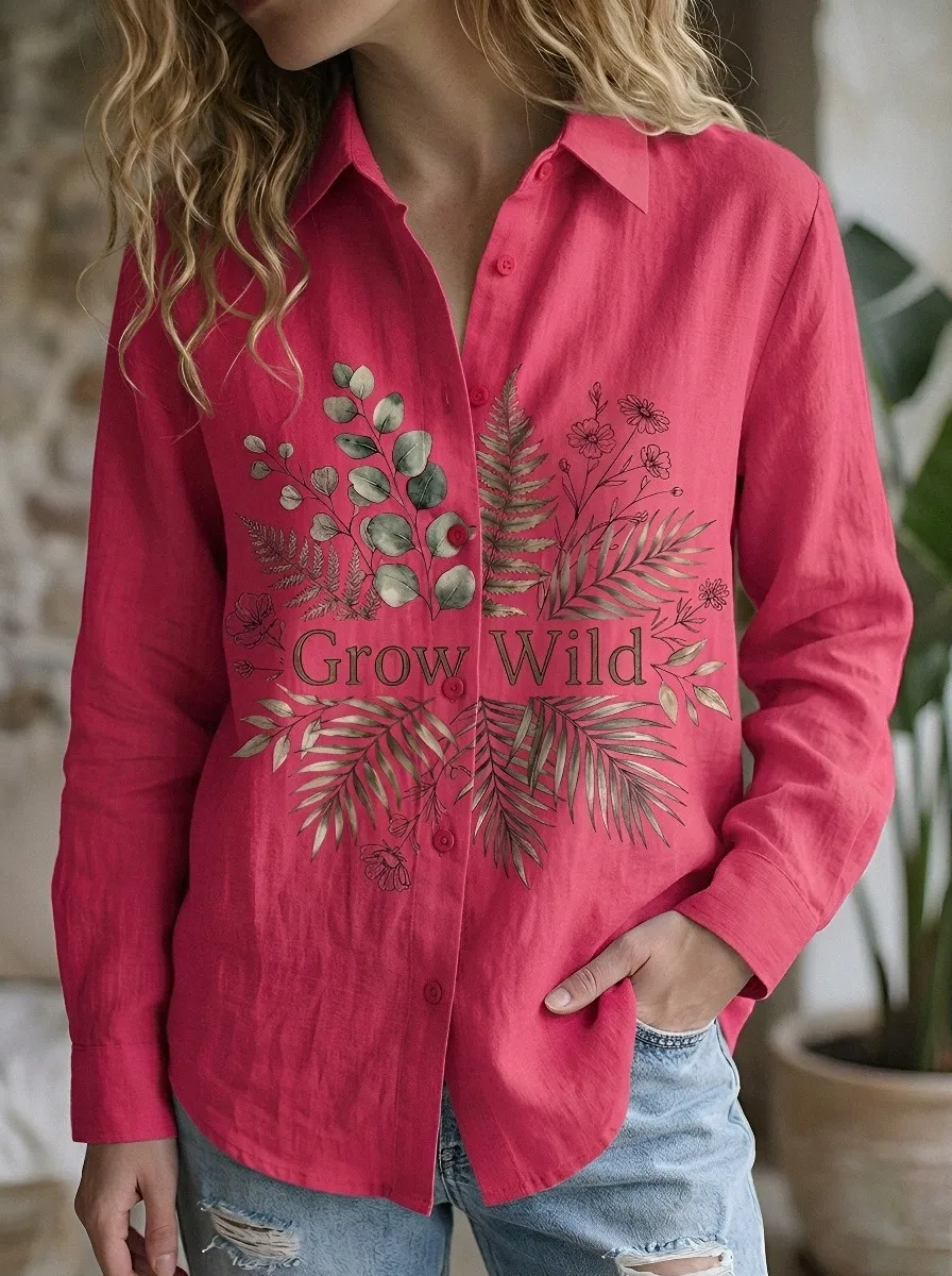 Nature Lover Grow Casual Shirt Relaxed