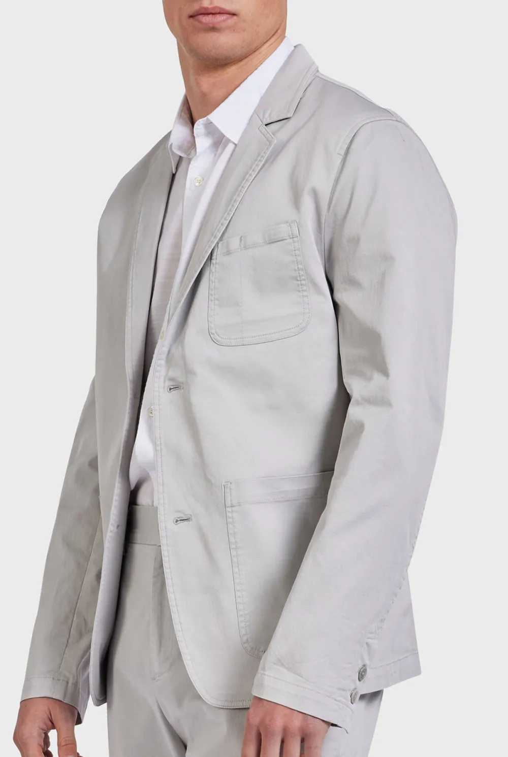 Minimalist Unstructured Casual Blazer Jacket