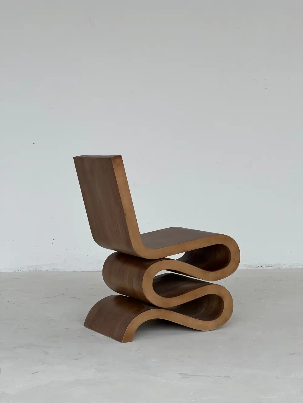 Sculptural Plywood Side Chair