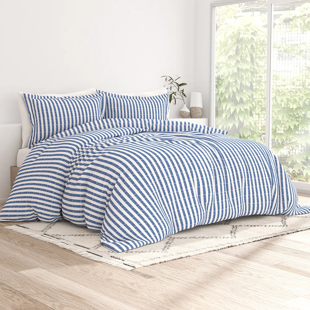 Rugged Stripes Pattern Duvet Cover Set