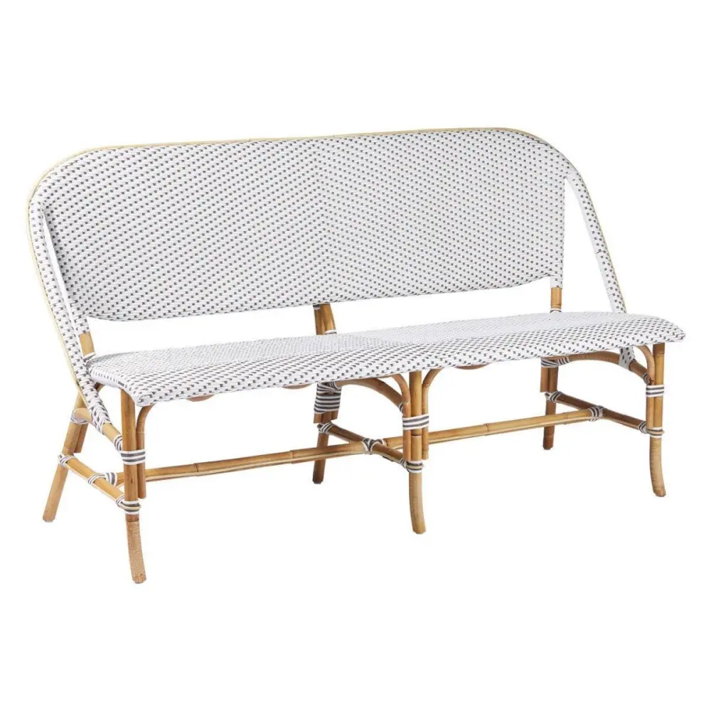 Artful Classic Rattan Ottoman
