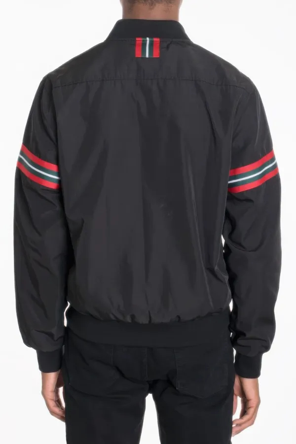 Woven Taped Bomber Jacket
