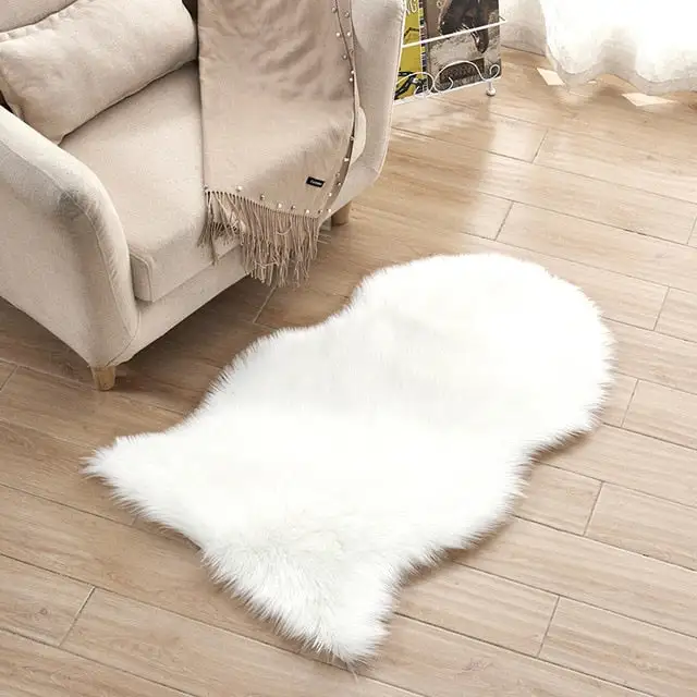 Faux-Fur Decorative Area Rug