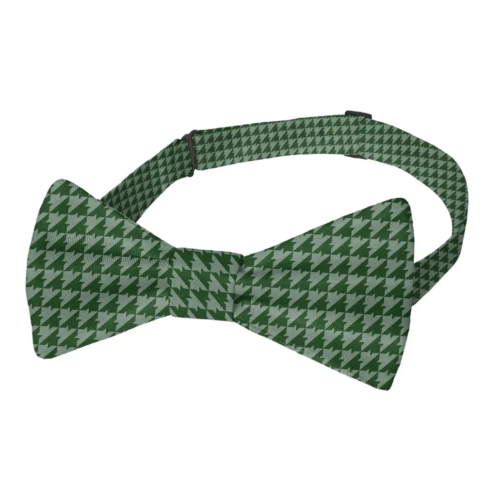 Foxtooth Pattern Bow Tie