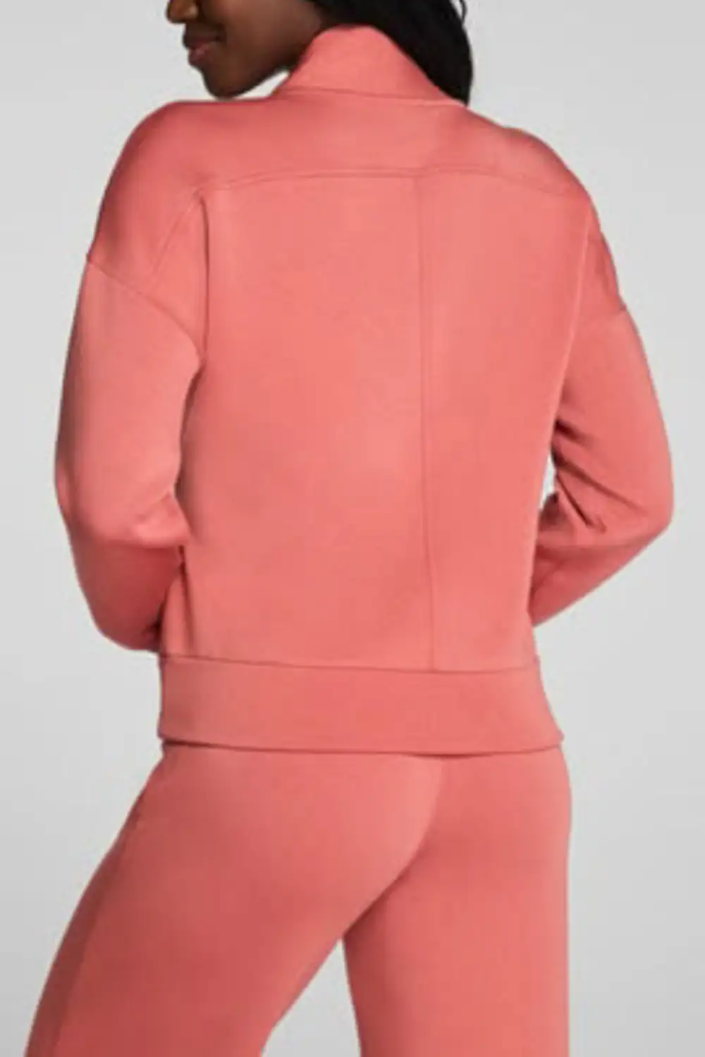 Half Zip Shawl Collar Relaxed Pullover
