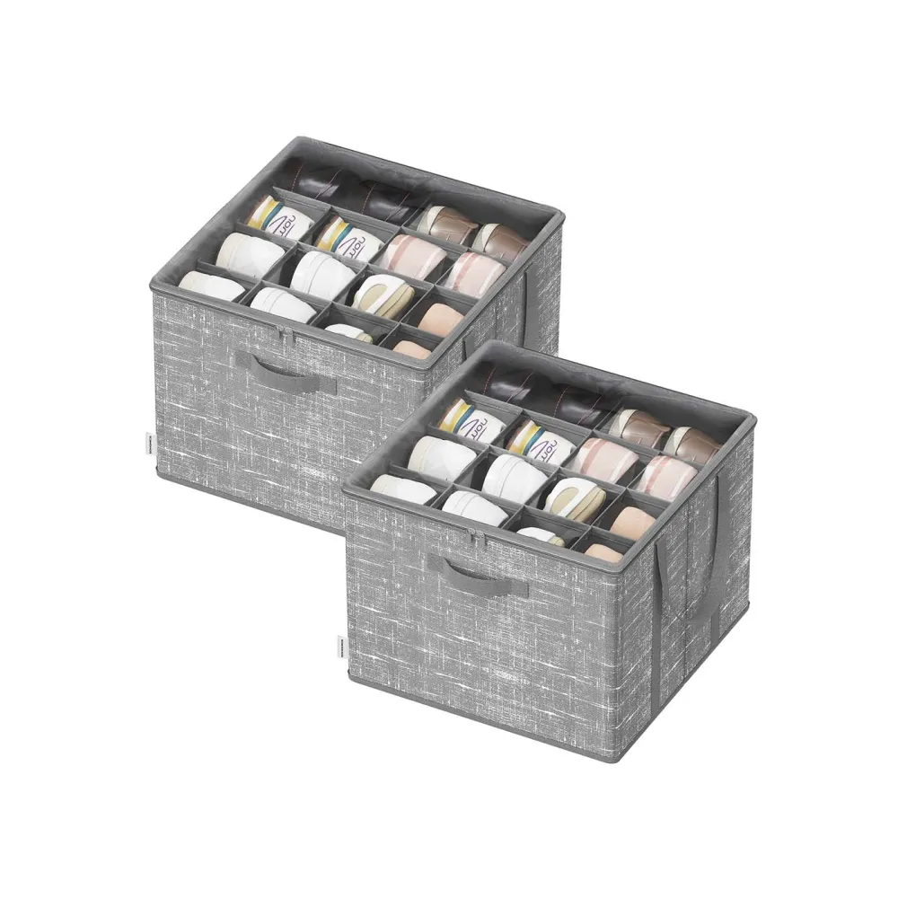 Foldable Handled Fabric Shoe Storage Box
