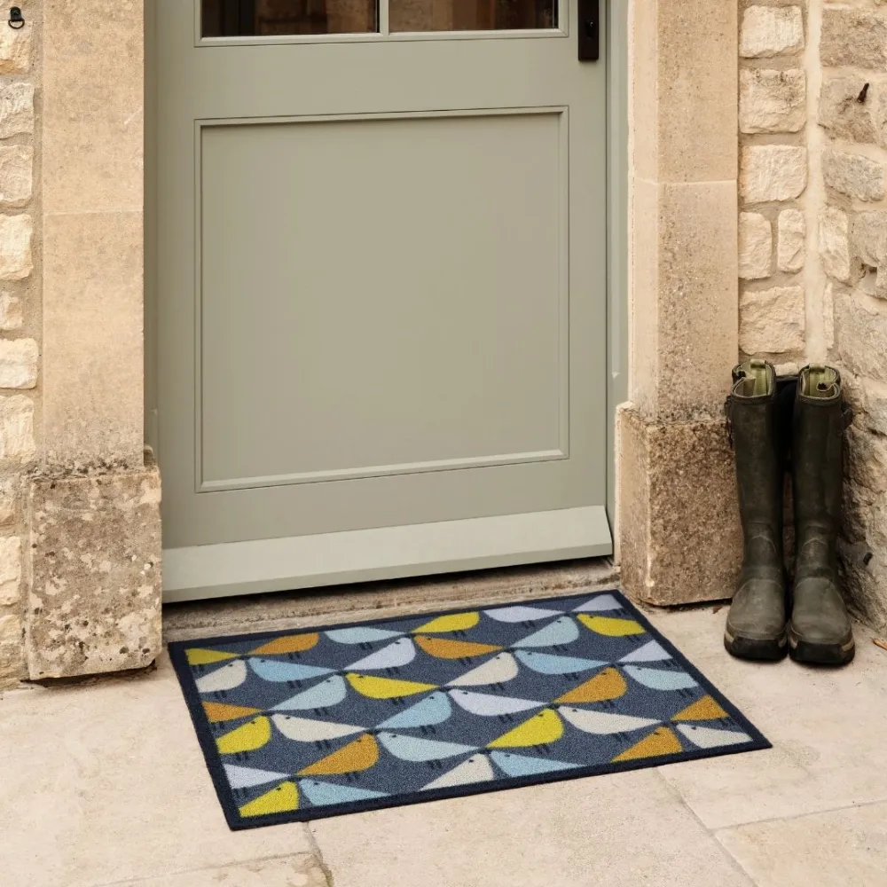 Kissing Bird Outdoor Door Mat
