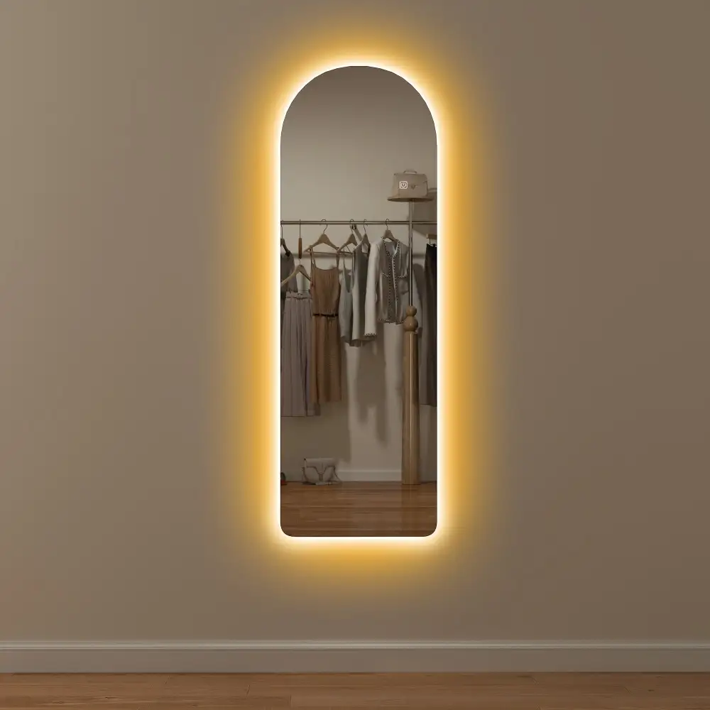 Arched Illuminated Full Length Mirror