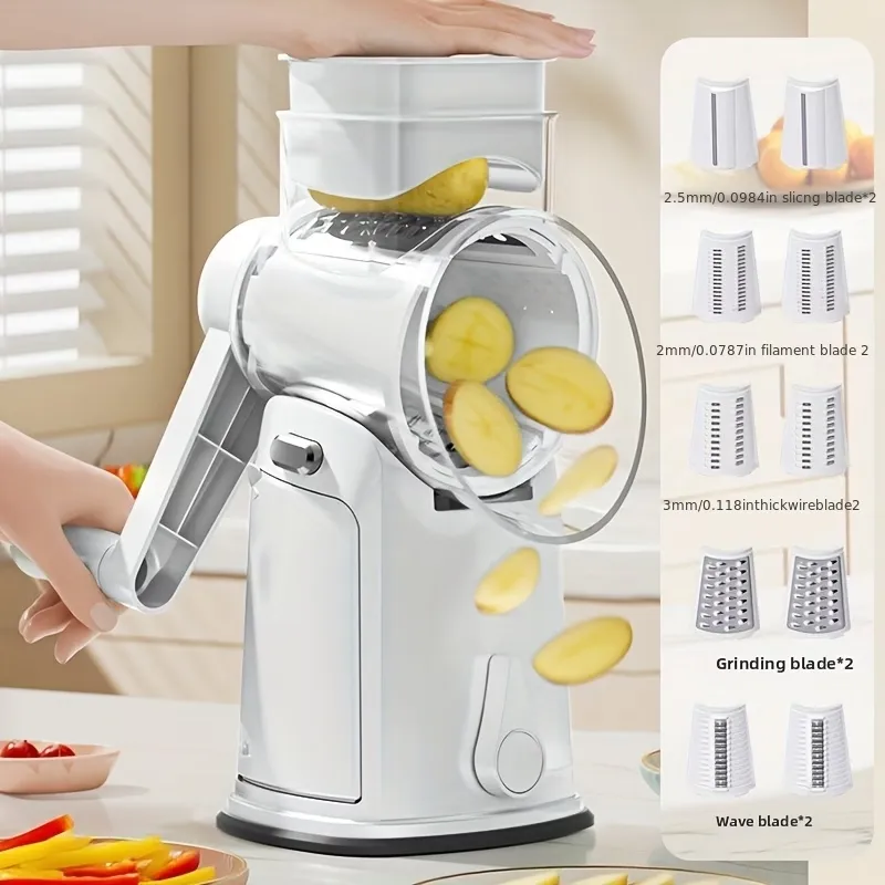 Manual Rotary Vegetable Slicer