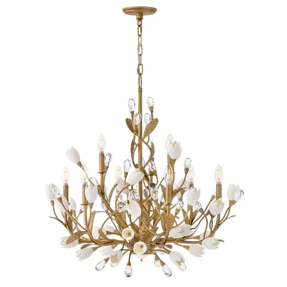 Crystal Ceramic Traditional Chandelier