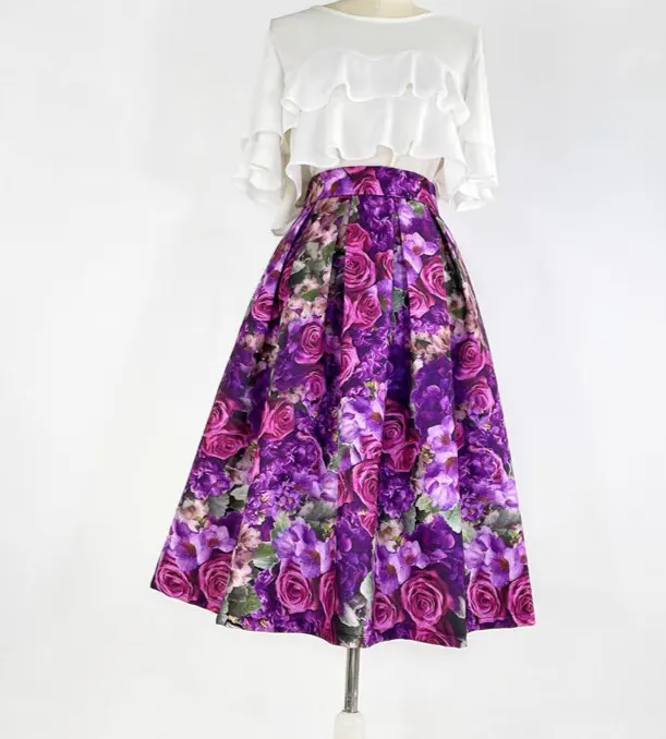 Practical Resort High Waist Skirt