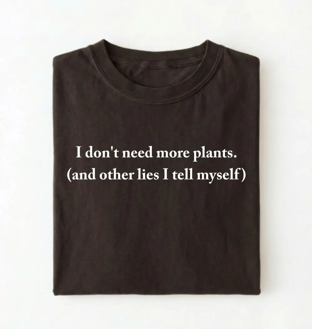 Plant Theme Printed Graphic Cotton Tee
