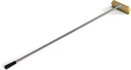 Brass-Bristled Oven Floor Cleaning Brush
