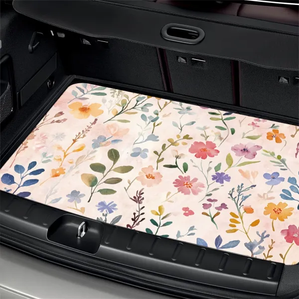 Floral Car Cargo Liner