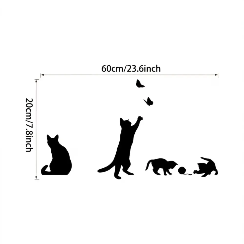 Cat Silhouette Wall Stickers