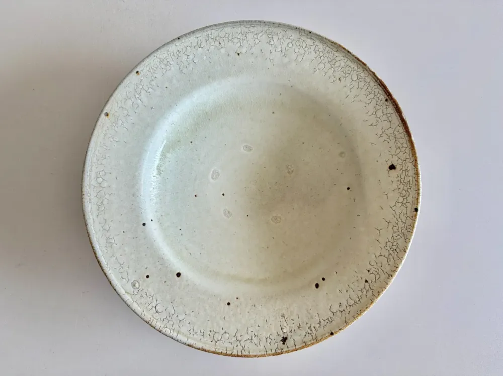 Gray Texture Rim Plate