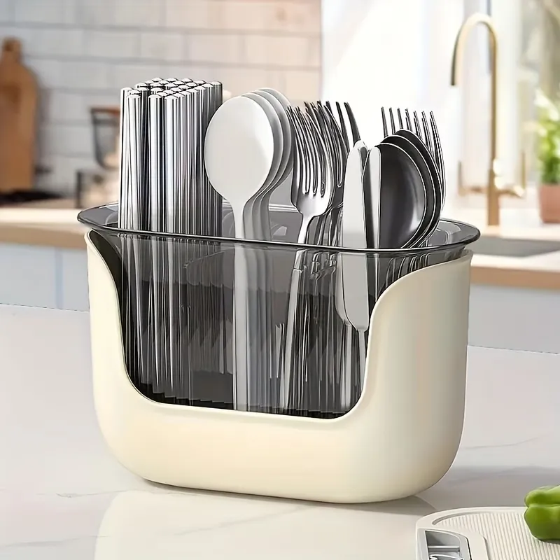 Sleek Cutlery Drying Container