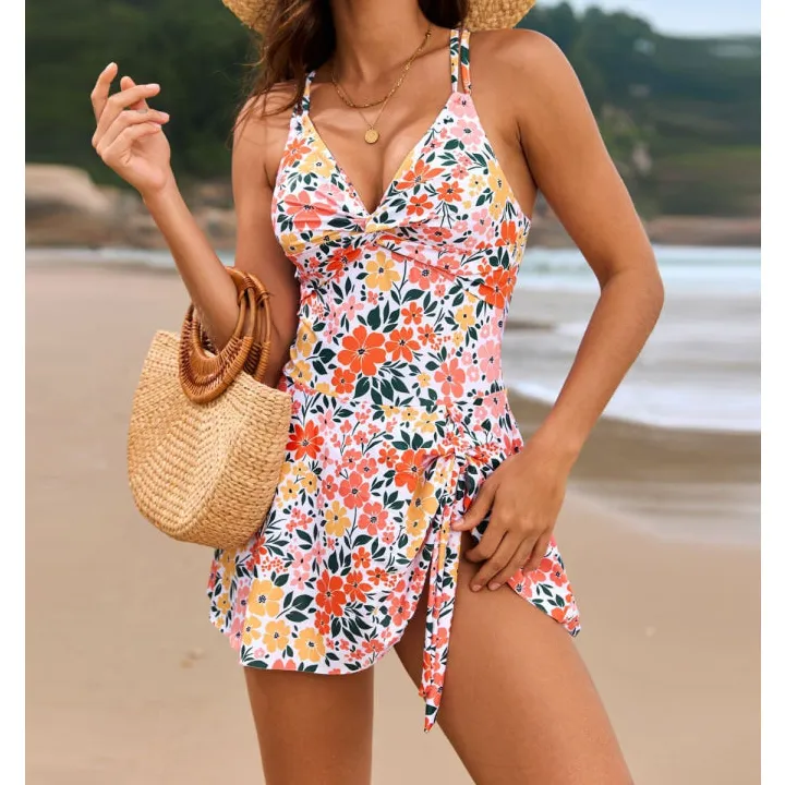 Women's Crisscross One-Piece Swimsuit