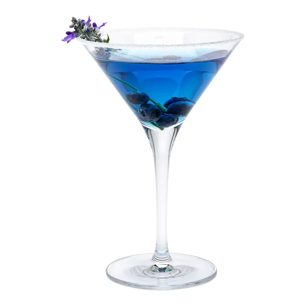 Refined Crystal Martini Glass