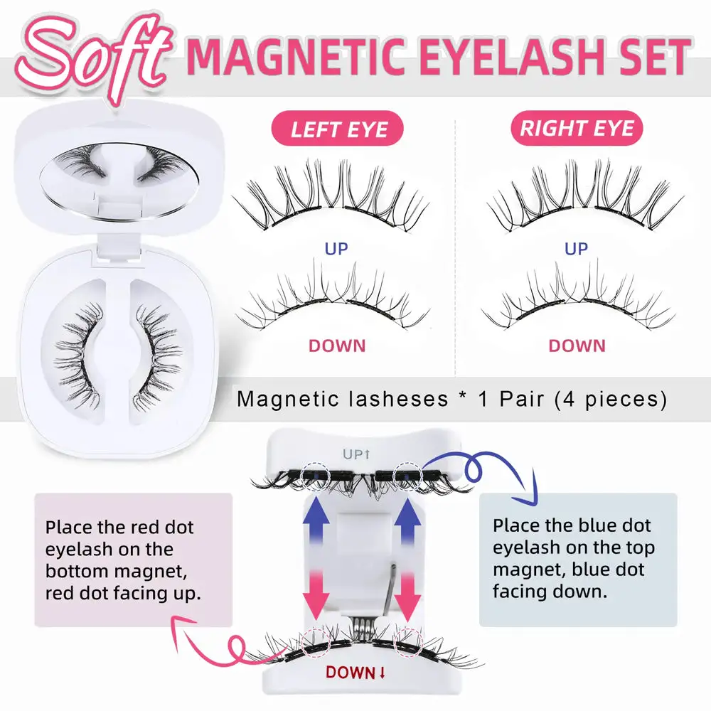 Feather Sweep Magnetic Lash Set