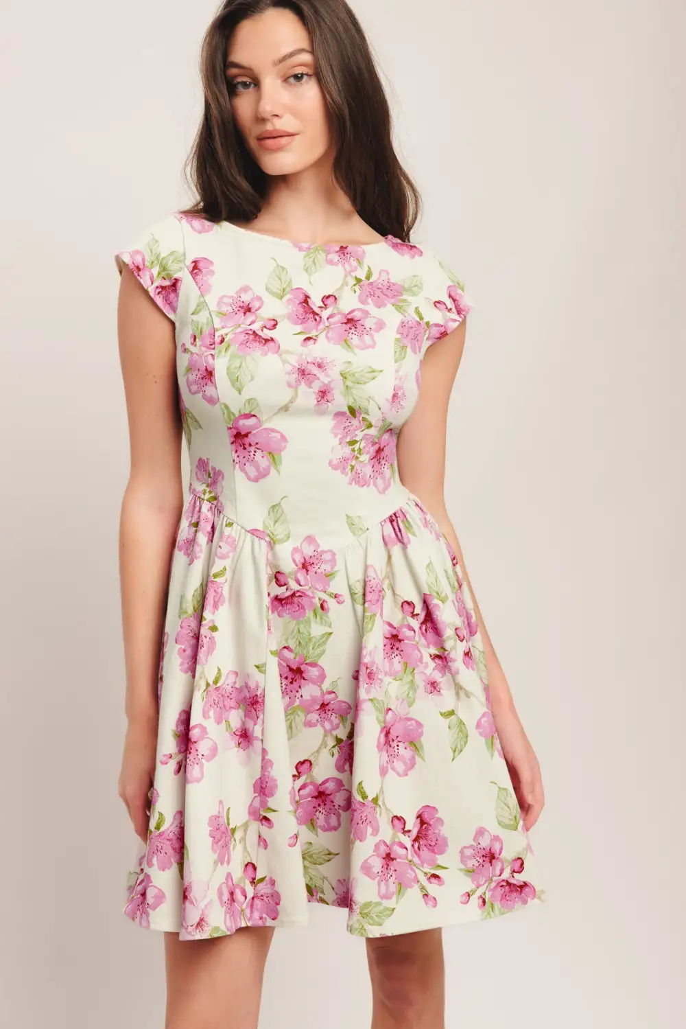 Modern Cotton Printed Mini Dress