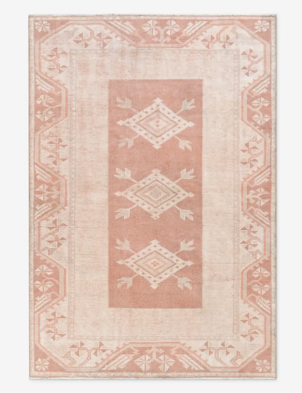 Rich Artisan Vintage Inspired Turkish Inspired Hand Knotted Wool Area Rug