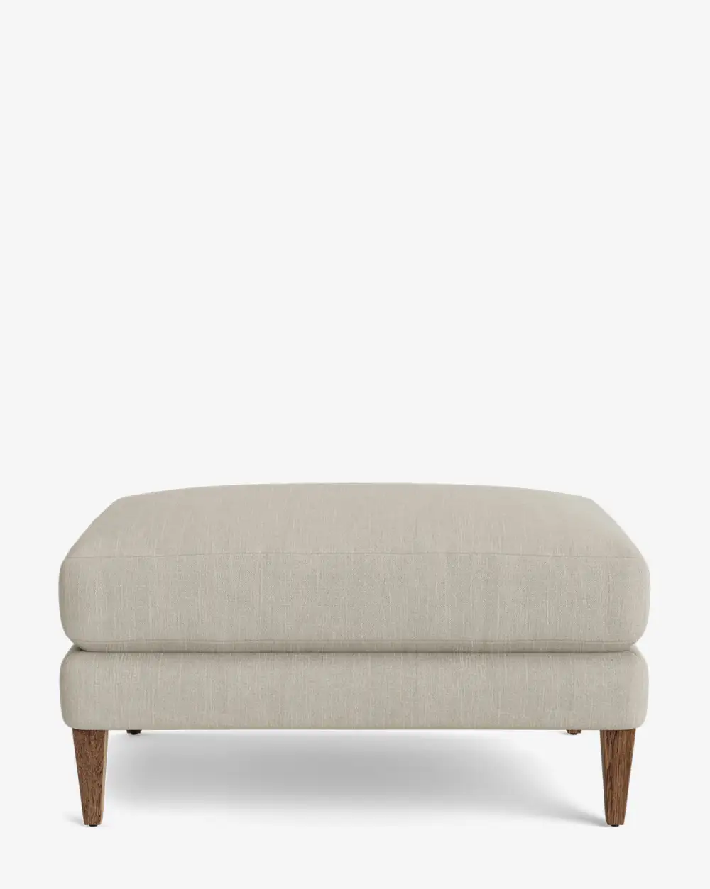 Modern Oak Ottoman